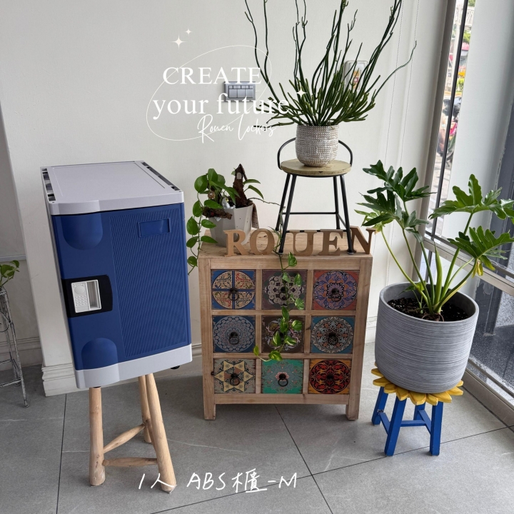 1人 ABS櫃- M 指紋型電子鎖櫃密碼鎖置物櫃